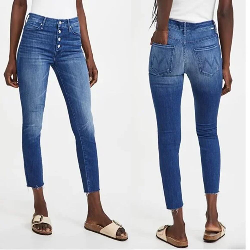 Mother Denim The Pixie Ankle‎ Fray Jeans Second Thyme Around Women's Size 25